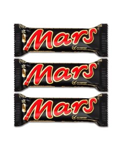 Шоколадный батончик 50г 3шт Mars
