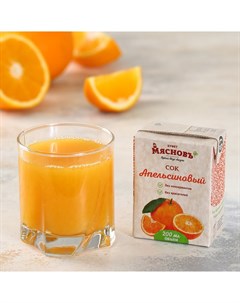 Сок БУФЕТ апельсиновый 0 2 л Мясновъ
