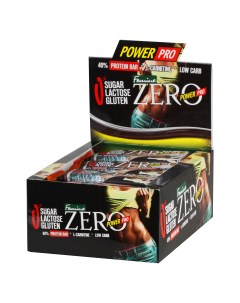 Батончики Femine ZERO 50 г 20 шт вкус банан йогурт Power pro