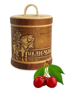 Иван чай с вишней гранулированный в туеске 150 г Русский дух
