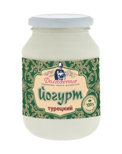 Йогурт Турецкий натуральный 3 6 4 2 БЗМЖ 500 г Долголетие
