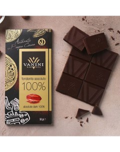 Шоколад горький 100 какао Италия 90 г Мясновъ