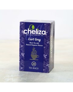 Чай черный Эрл Грей пакетированный 2 г х 25 шт Cheliza