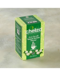 Чай зеленый цейлонский с ароматом жасмина пакетированный 2 г х 25 шт Cheliza