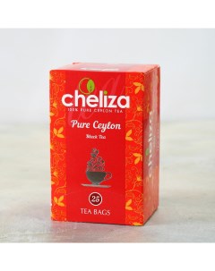Чай черный цейлонский Цейлон пакетированный 2 г х 25 шт Cheliza