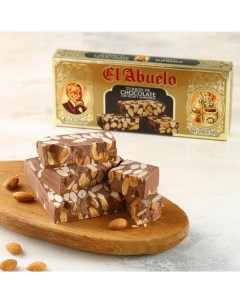 Конфеты БУФЕТ Туррон из молочного шоколада с миндалем Эль Абуэло 300 г Мясновъ
