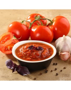 Соус БУФЕТ томатный с базиликом 350 г Мясновъ