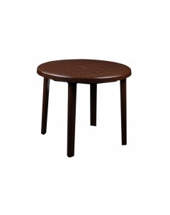 Стол для дачи для пикника М8151 коричневый 90х90х75 см Альтернатива
