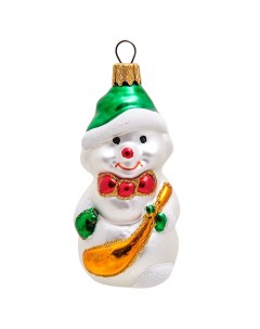 Елочная игрушка Снеговик 801901 1шт разноцветный Elita