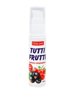 Гель смазка Tutti frutti со вкусом смородины 30 гр Биоритм