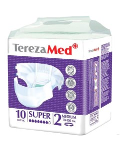 Подгузники для взрослых TEREZA Super Medium 2 10 шт Terezamed