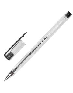 Ручка гелевая Basic 142789 черная 0 5 мм 50 штук Staff