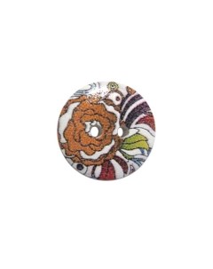Пуговица деревянная Цветы 15 мм цвет 5 100 шт Айрис