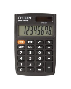 Калькулятор карманный SLD 100NR 90х60 мм Citizen