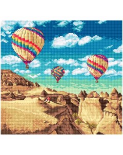 Набор для вышивания Воздушные шары над Гранд Каньоном 23 5 25см Letistitch