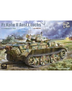 Сборная модель 1 35 Немецкий танк Pz Kpfw II Ausf L Luchs поздний BT 018 Border model