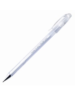 Ручка гелевая Hi Jell Pastel комплект 24 шт БЕЛАЯ корпус тонированный белый уз Crown