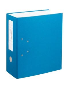 Папка регистратор с двумя арочными механизмами до 800 листов покрытие ПВХ 125 мм синяя Nobrand