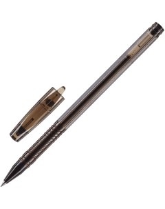 Ручка гелевая узел 0 5 мм черная Space Attache