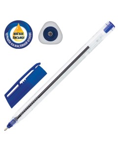 Ручка шариковая узел 1 мм синяя 2021 Pensan