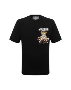 Хлопковая футболка Moschino