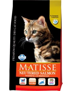 Сухой корм для кошек Matisse Neutered Salmon 10 кг Farmina