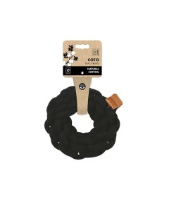 Игрушка для собак СОТО кольцо черное 13 см Mpets
