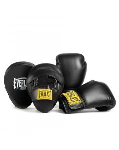 Набор 1910 PU перчатки лапы Черный Everlast