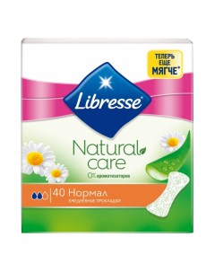 Прокладки Natural Care Нормал 40шт ежедневные Libresse