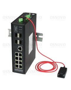 Коммутатор SW 80804 ILS port 90W 300W управляемый кол во портов 8x1 Гбит с кол во SFP uplink SFP 4x1 Osnovo