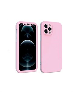 Чехол 360 для iPhone 12 Pro Max арт 012747 Розовый Opti wave