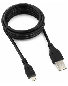 Кабель Micro USB USB 2 0 Pro Gembird 5P 1 8 м черный CCP mUSB2 AMBM 6 Cablexpert