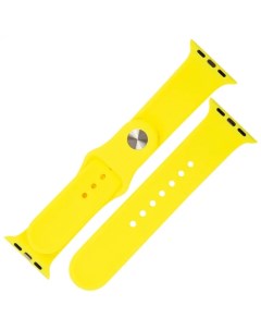 Ремешок для Apple Watch 38 40mm SE S3 S6 яркий желтый Mb
