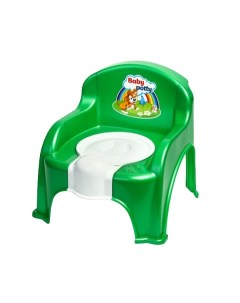 Горшок стульчик с крышкой цвет зелёный 3303359 Милих