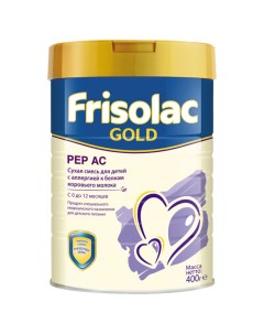 Молочная смесь Gold Pep АС от 0 до 12 мес 400 г Friso