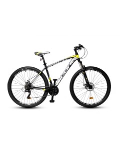 Велосипед Icon 2022 Черный белый салатовый 21 Хорст