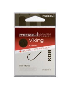 Крючки VIKING цвет bln размер 6 в уп 12 шт Metsui