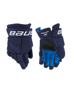 Перчатки хоккейные X S21 JR темно синий 10 Bauer
