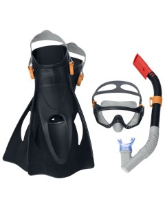 Набор для плавания Meridian для взрослых маска ласты трубка от 14 лет размер 41 46 Bestway