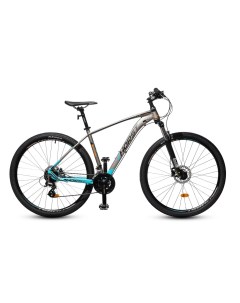 Велосипед Devil 2022 Серый бирюзовый оранжевый 17 Хорст