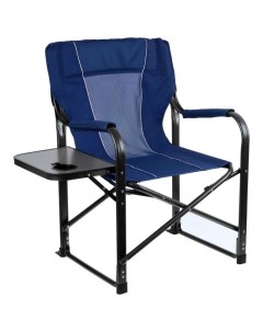 Кресло туристическое стол с подстаканником 63 х 47 х 94 см цвет синий Maclay