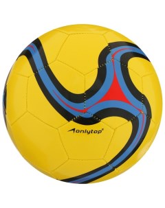 Мяч футбольный ONLYTOP ПВХ машинная сшивка 32 панели размер 5 290 г Onlitop