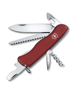 Нож перочинный Forester 111 мм 12 функций с фиксатором лезвия красный Victorinox