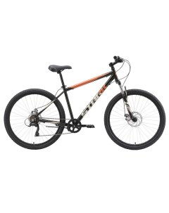 Велосипед 23 Respect 27 1 D Microshift черный оранжевый серый 20 Stark