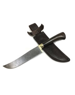 Нож Пчак Узбекский дамасская сталь рукоять венге Semin