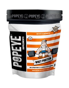 Протеин Whey Protein 908 грамм французское ванильное мороженое Popeye supplements