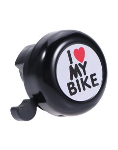 Громкий механический велосипедный звонок I Love My Bike Nobrand
