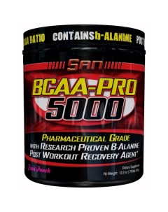 BCAA Pro 5000 345 г fruit punch без с з San