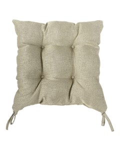Подушка сидушка для стула 40 x 40 см бежевая Melissa