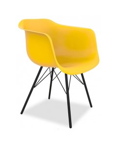 Кресло SHT ST31 S37 желтый черный муар She_7904931903 Sheffilton
